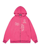 Girl's Letter Graphic Zip Up Hoodie - Emma Bridess