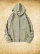 Cosmonaut Kangaroo Pocket Zip Up Hoodie - Emma Bridess